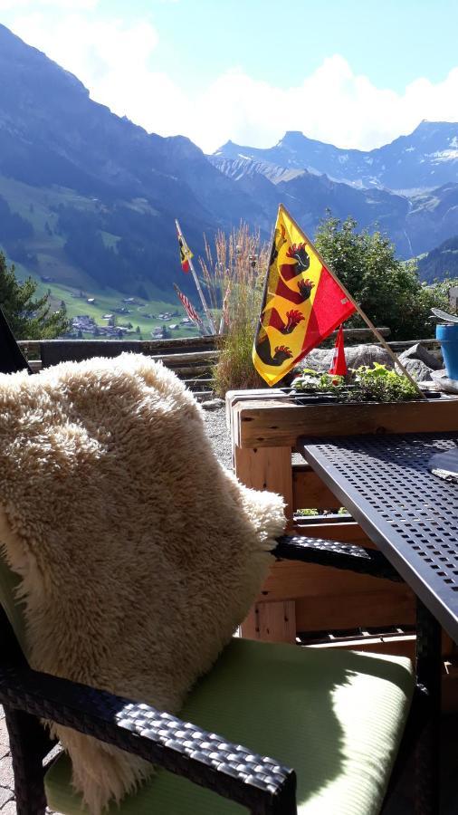 Chalet Gotthelf Gartenstudio, Ferien Mit Hund Adelboden Exterior foto