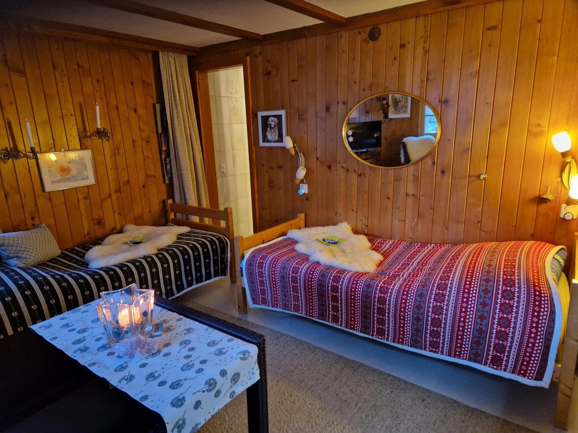 Chalet Gotthelf Gartenstudio, Ferien Mit Hund Adelboden Exterior foto